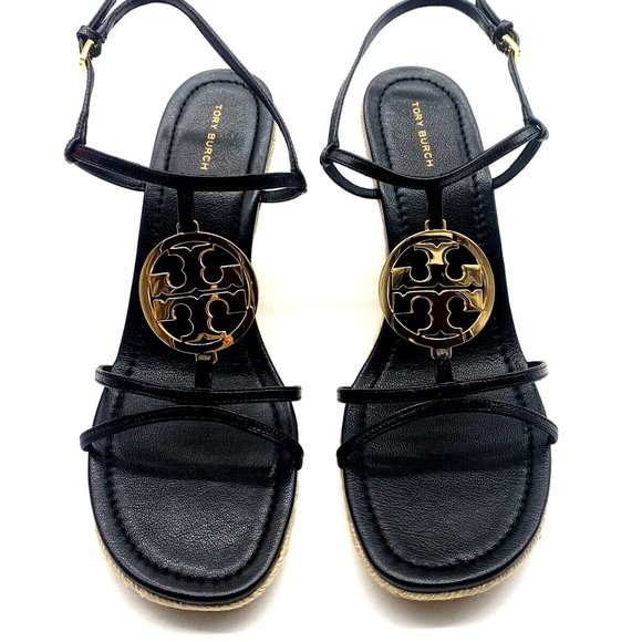 Tory Burch Capri Miller Medallion Wedge Espadrilles